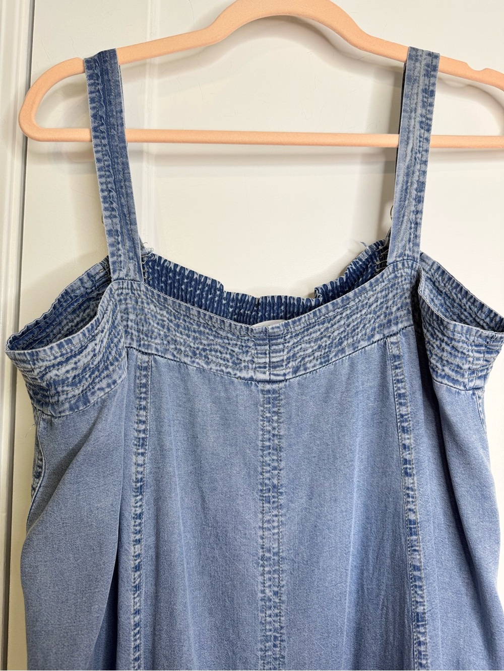 Carly Jean Denim Jumper Dress - Picture 5 of 7